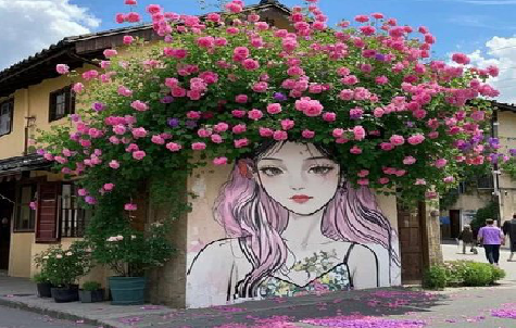 禄丰怎么设计网红打卡墙绘