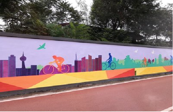 禄丰墙体彩绘-围墙