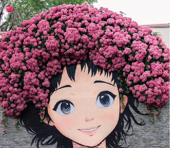 禄丰墙体彩绘-网红墙打卡