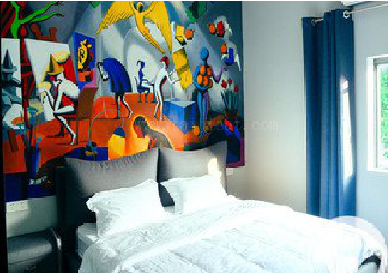 禄丰对于酒店的墙体彩绘而言更注重哪些方面?