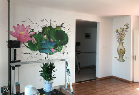 禄丰墙体彩绘相比墙纸的优势。