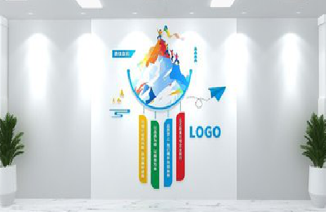 禄丰公司企业形象墙的工艺材料有哪些？